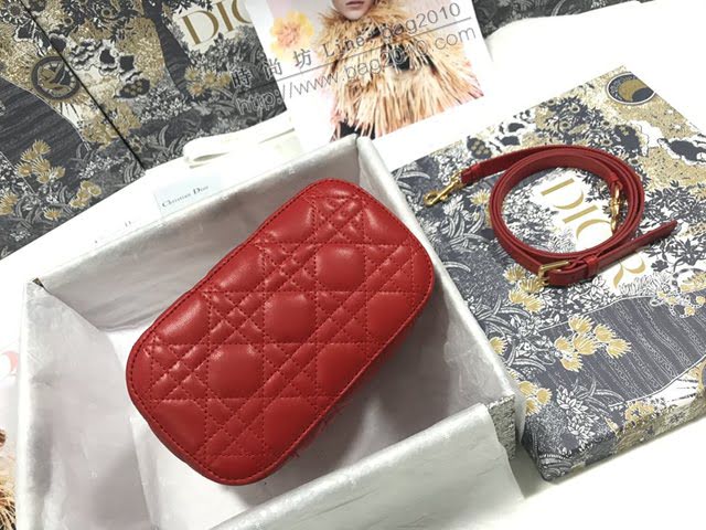 Dior女包 迪奧Travel菱格紋化妝包洗漱包 Dior手提肩背斜挎包  dfk1693